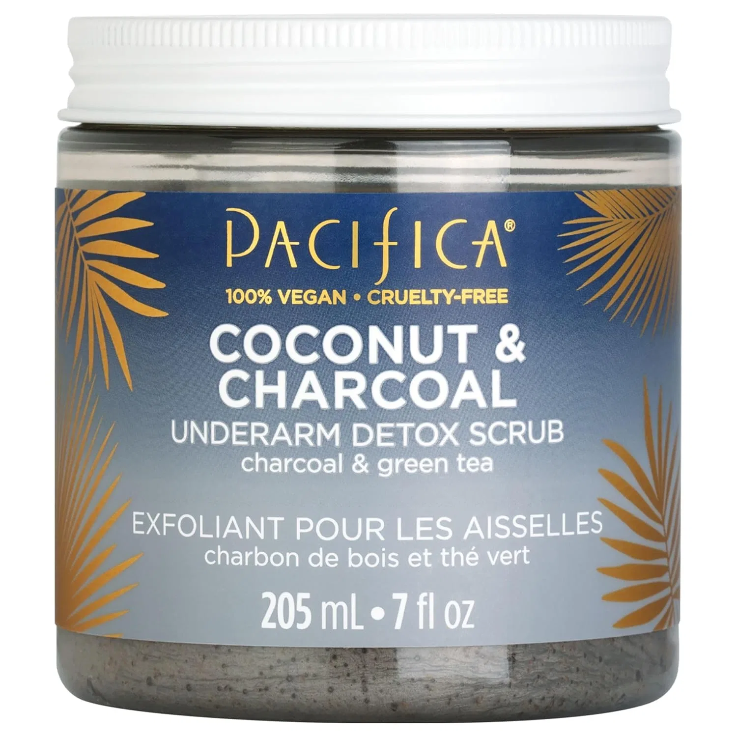 Веганский детокс-скраб для тела Pacifica Beauty Coconut & Charcoal Pacifica