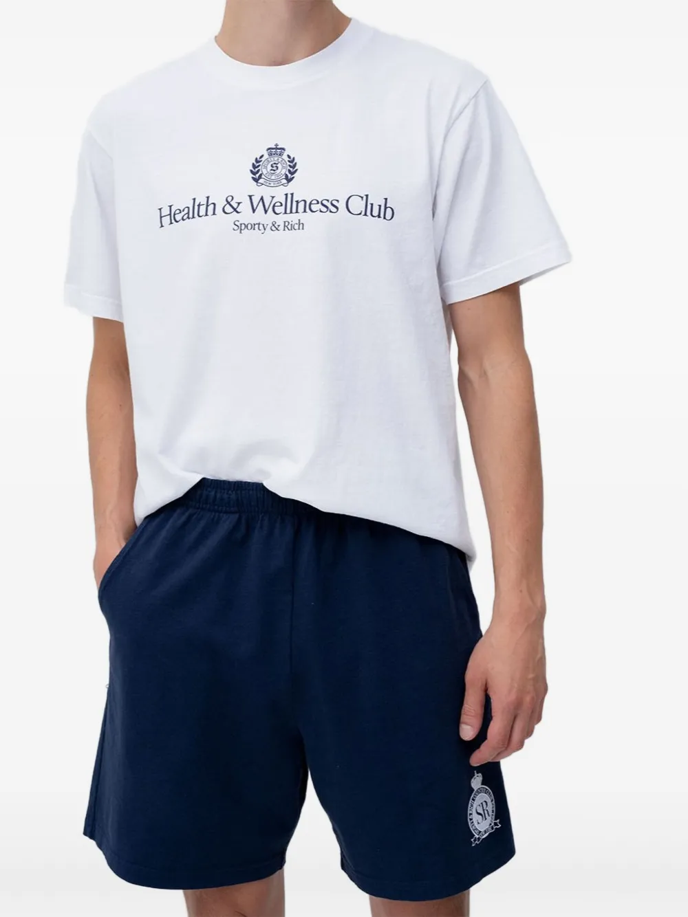 

Шорты с логотипом Sporty & Rich, синий