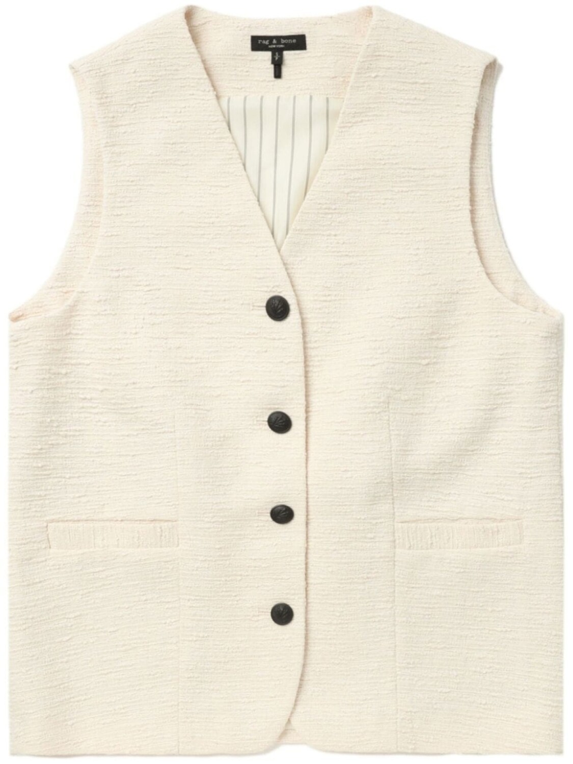 

Rag & bone твидовый топ Charlotte, нейтральный цвет