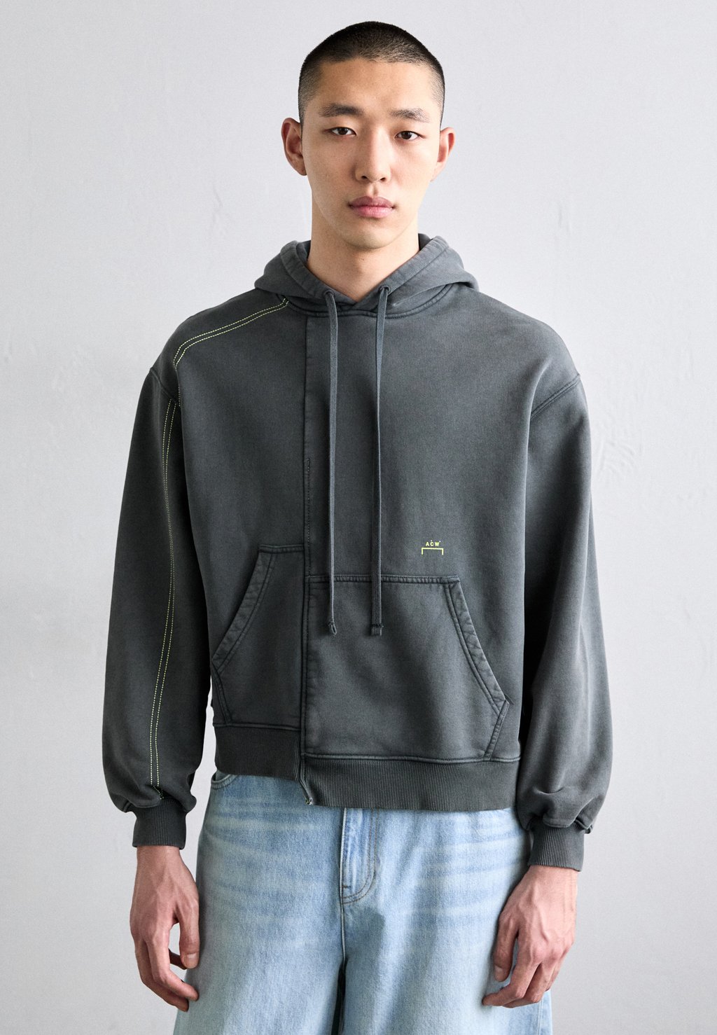 

Толстовка с капюшоном OBLIQUE HOODIE A-COLD-WALL*, серый