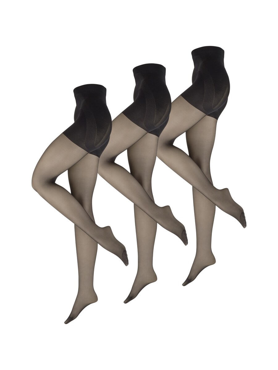 

Тонкие колготки Nur Die Goodbye Laufmaschen Shape 20 DEN, черный