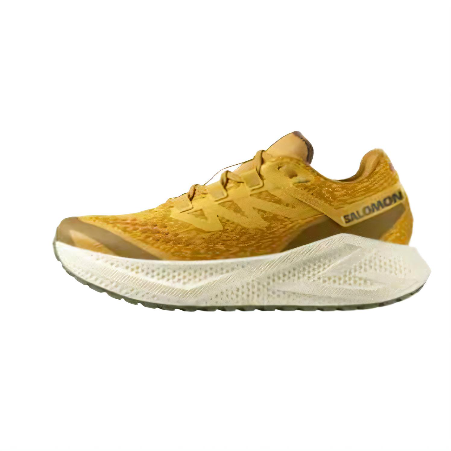 

SALOMON Мужские кроссовки Aero Glide с низким верхом, устойчивые к истиранию, горчично-желтого цвета