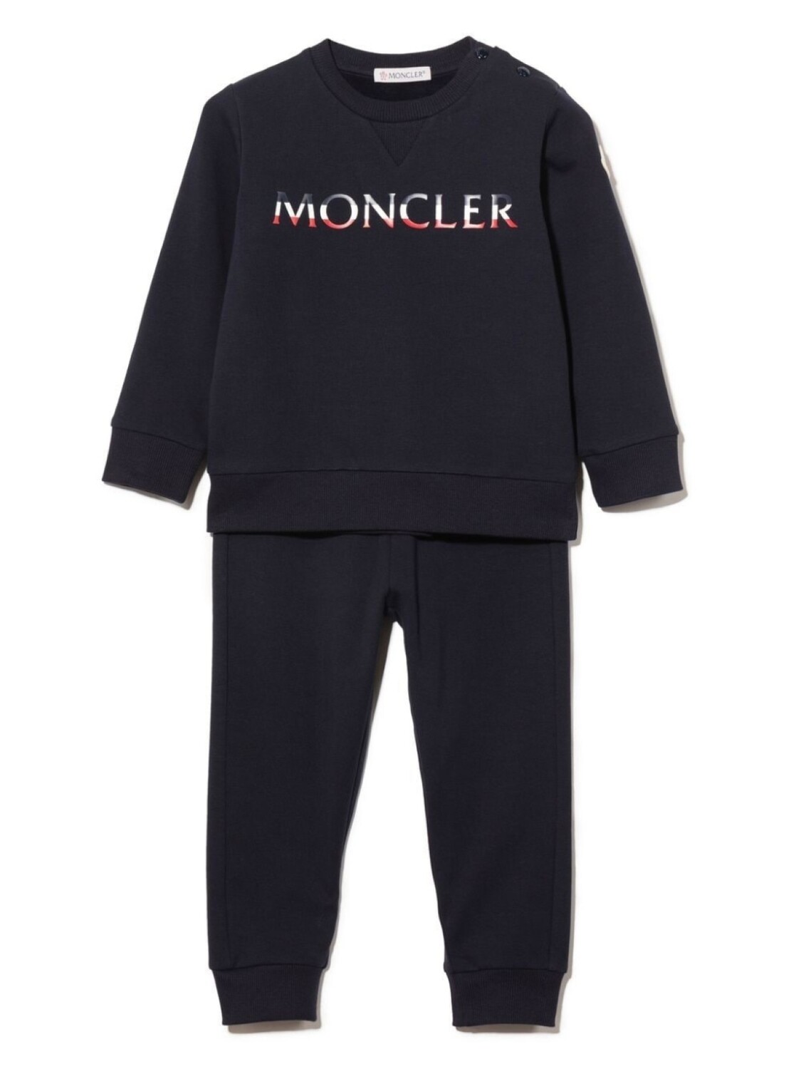 

Moncler Enfant спортивный костюм с логотипом, синий