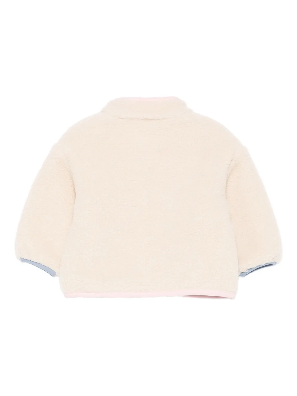 Куртка из флиса с вышивкой в виде птицы Stella McCartney Kids, нейтральный — фото 2