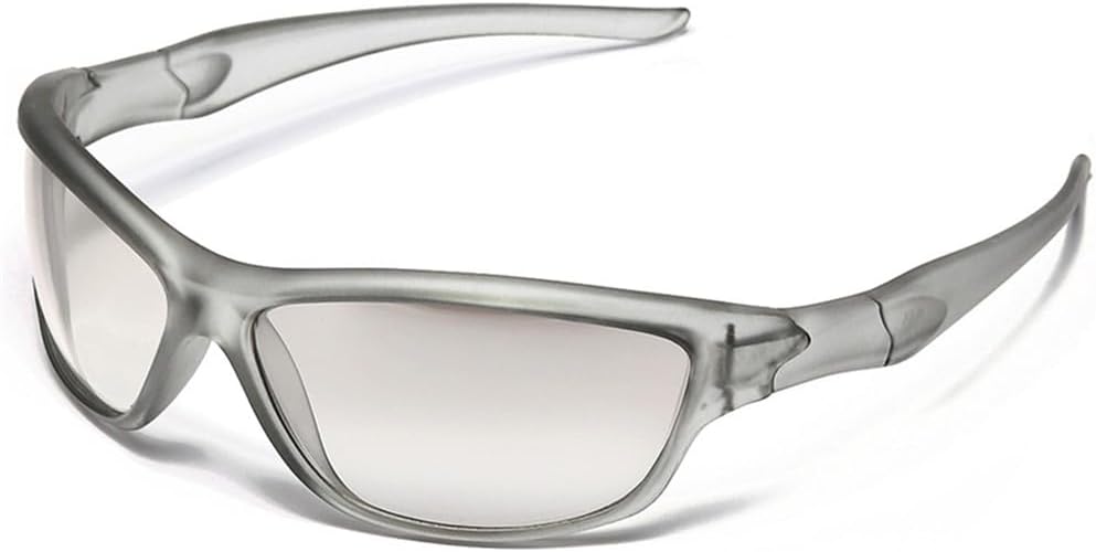 

Серебряные спортивные солнцезащитные очки для мужчин и женщин, зеркальные, винтажные, унисекс, мужские, для велосипедистов и водителей, с защитой от УФ-излучения UV400 KTUCN, Gray