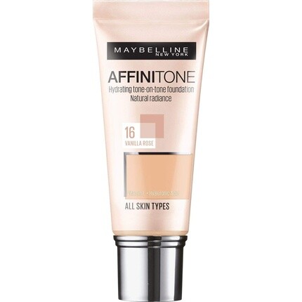 

Тональный крем Maybelline Affinitone № 16 с ванилью и розой, 30 мл, Maybelline New York