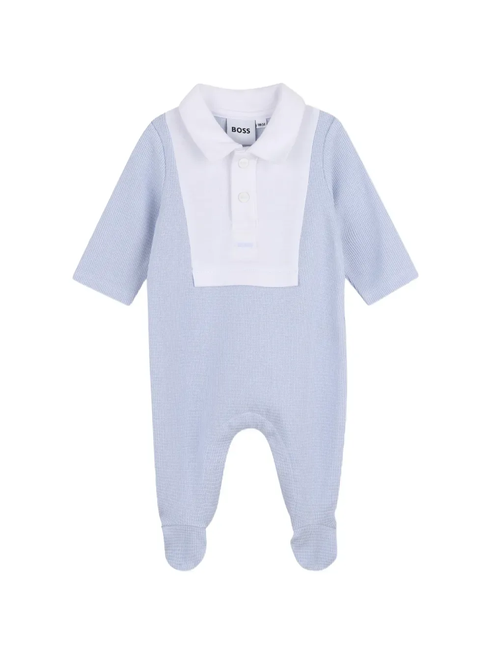 Боди с воротником BOSS Kidswear, синий