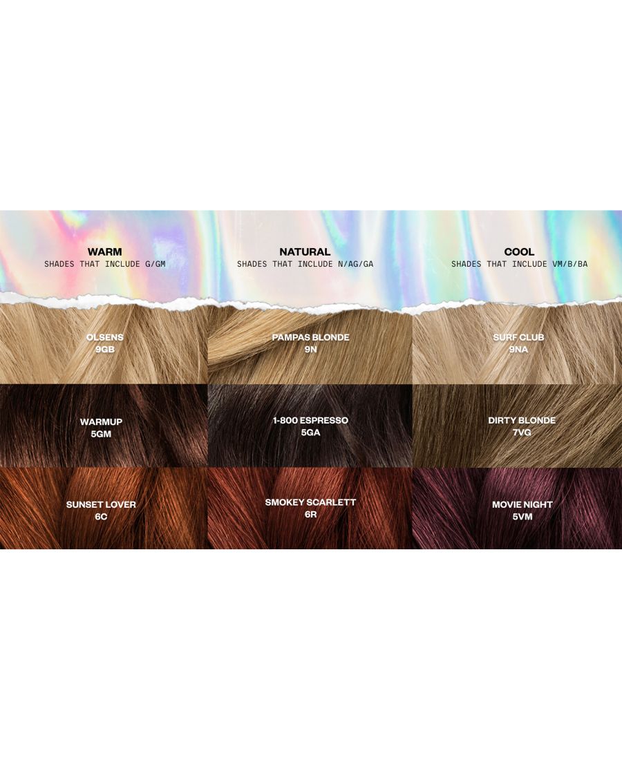 Набор из 6 стойких красок для волос IGK Hair, цвет 1800-espresso — фото 2