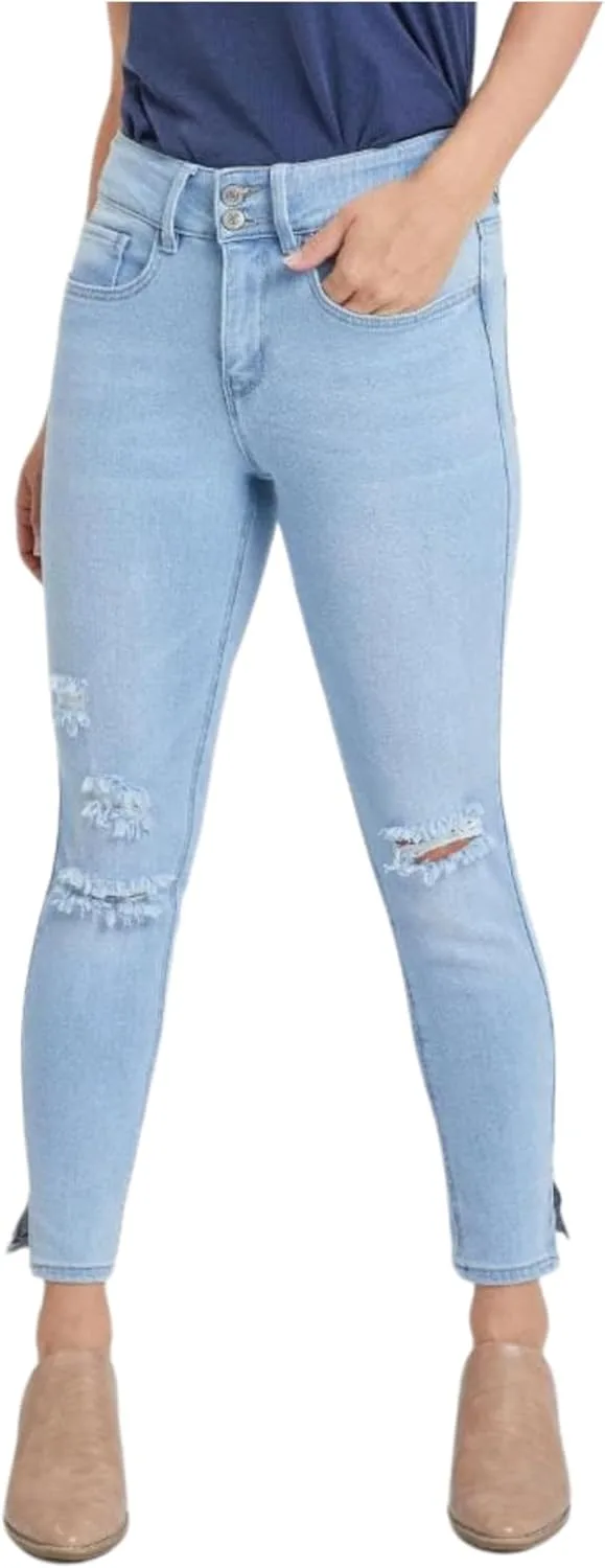 

Royalty For Me Women's Vintage джинсы с двумя пуговицами и разрезами по бокам