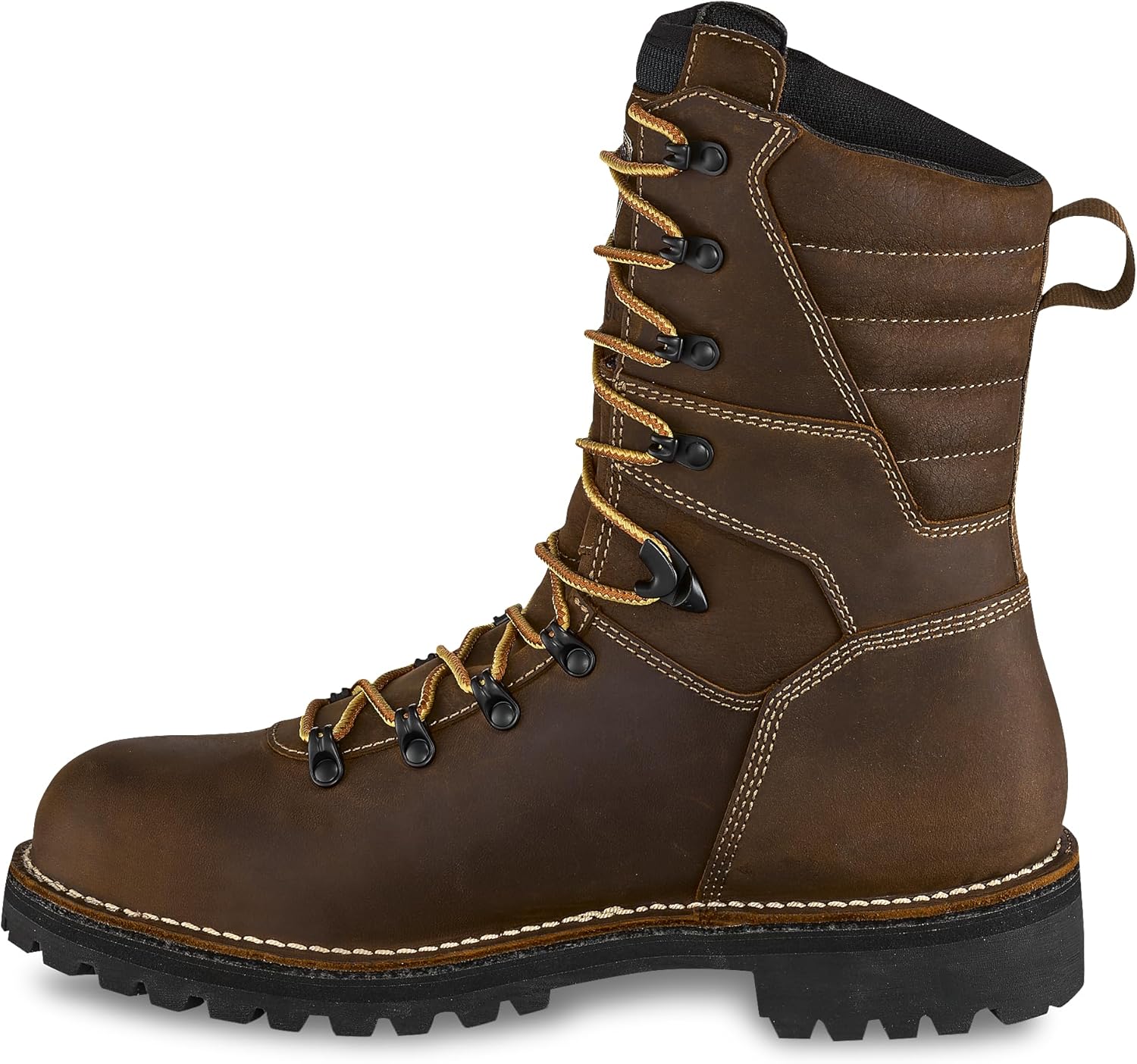 Рабочие ботинки Irish Setter, Shorewood, мужские, высота 23 см, водонепроницаемые, утепленные 400 г, стальной защитный носок, для лесорубов, коричневый — фото 2