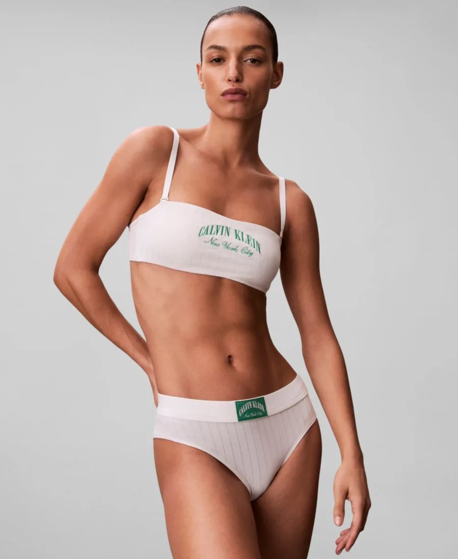 Спортивные трусики-бикини Heritage Calvin Klein, Tofu — фото 3