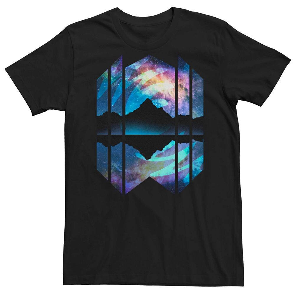

Мужская футболка Galaxy Sky Mountain с геометрическим рисунком Fifth Sun, черный