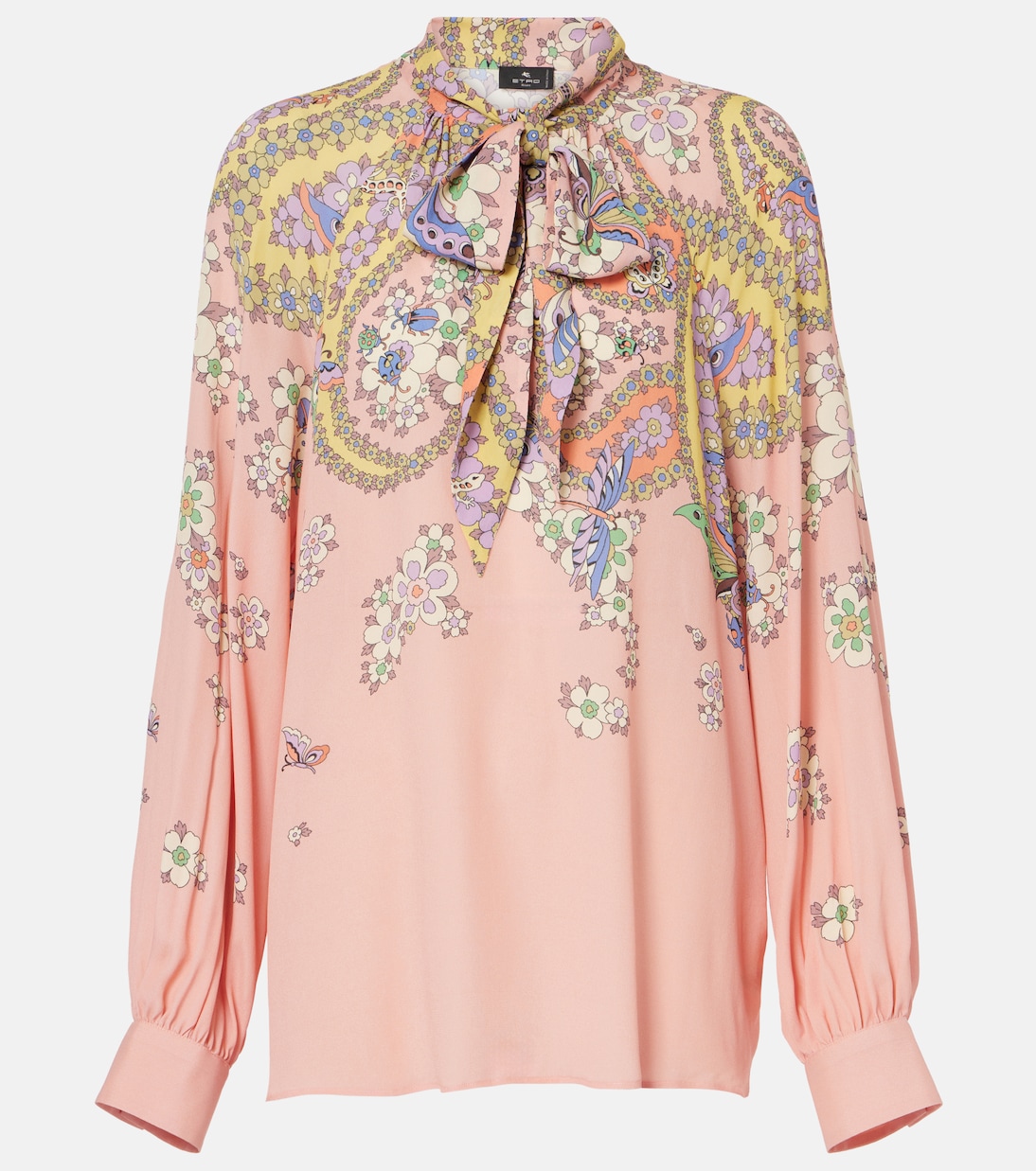 

Блузка с принтом Etro, Print On Pink Base