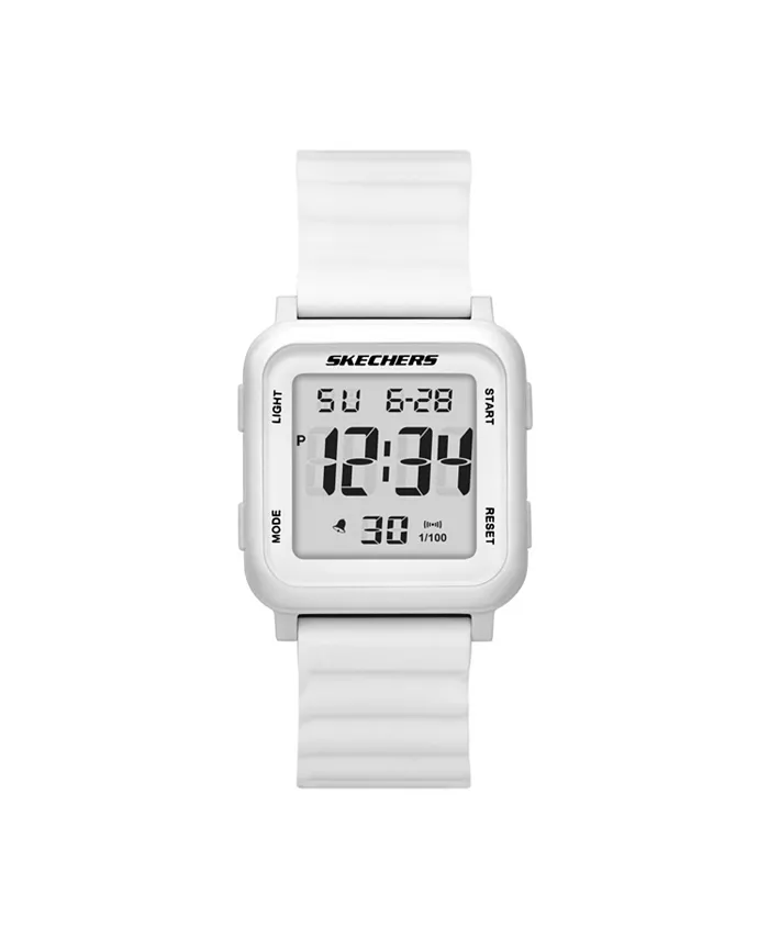 

Женские часы Beckworth Digital, белые, из поликарбоната Skechers, белый