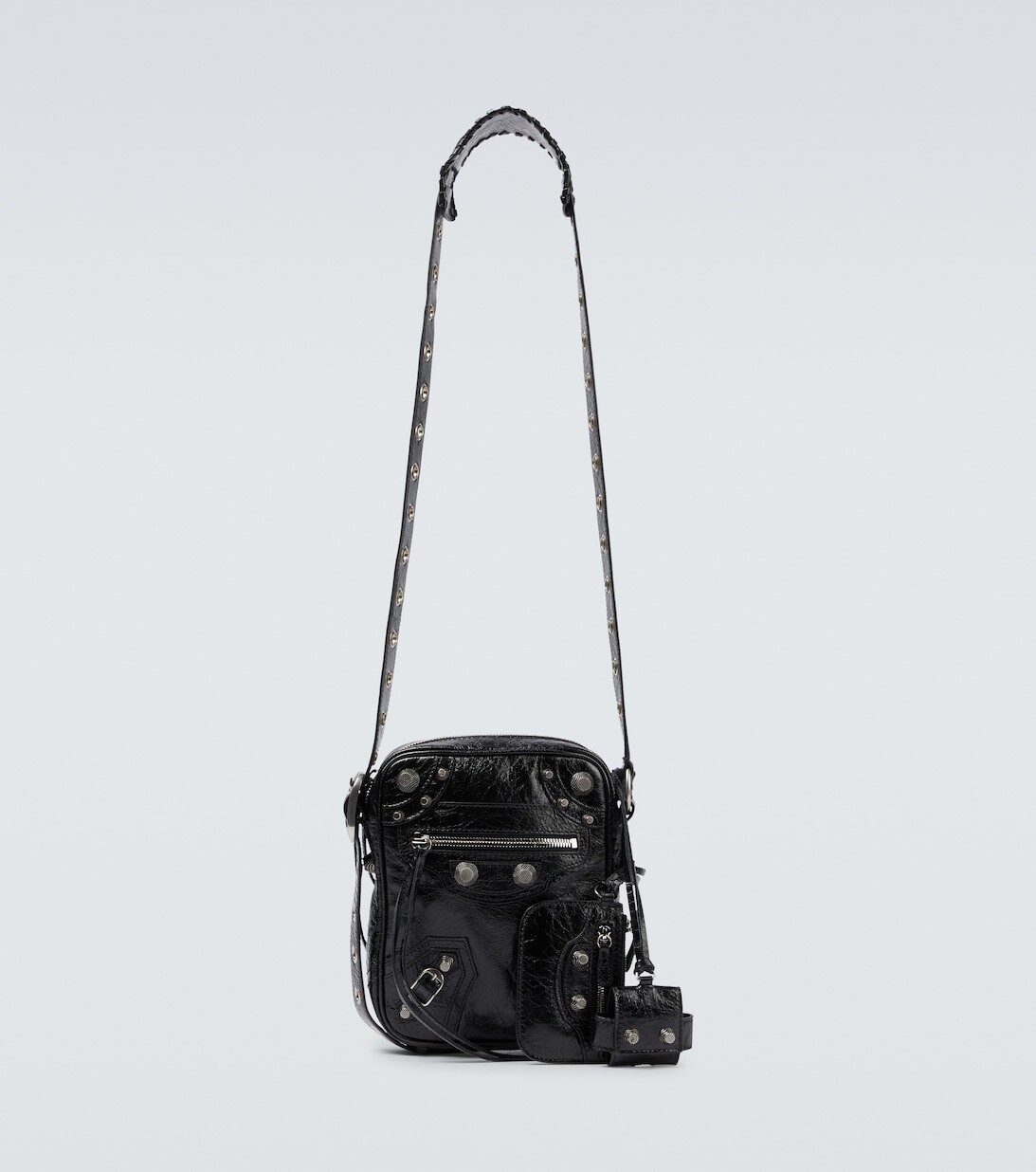 

Сумка через плечо Le Cagole из кожи Balenciaga, черный