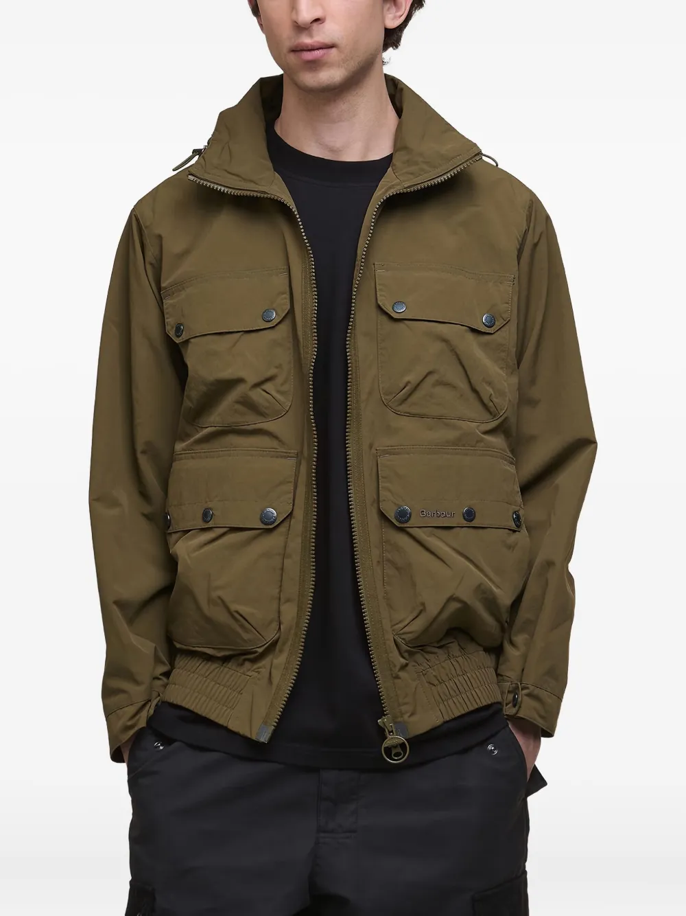 

Куртка Flight Bedale с капюшоном Barbour, зеленый