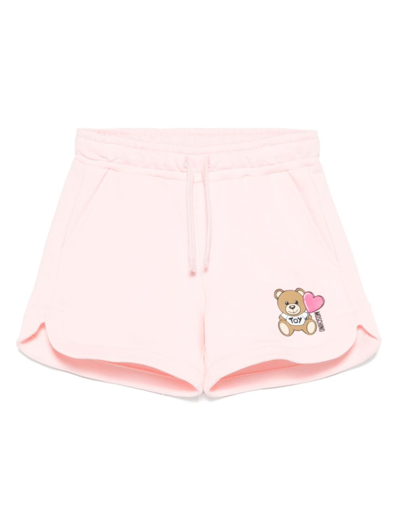 

Moschino Kids шорты с нашивкой Teddy Bear, розовый