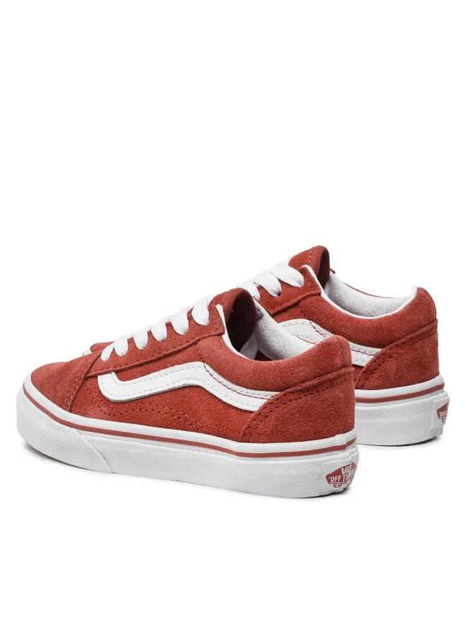 Vans Кроссовки Old Skool VN000W9TBRG1 из коричневой ткани — фото 3