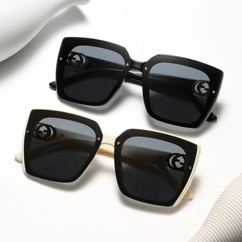 

Винтажные солнцезащитные очки большого размера для женщин и мужчин. Классические солнцезащитные очки в крупной оправе. Модные солнцезащитные очки MTZJH, A2