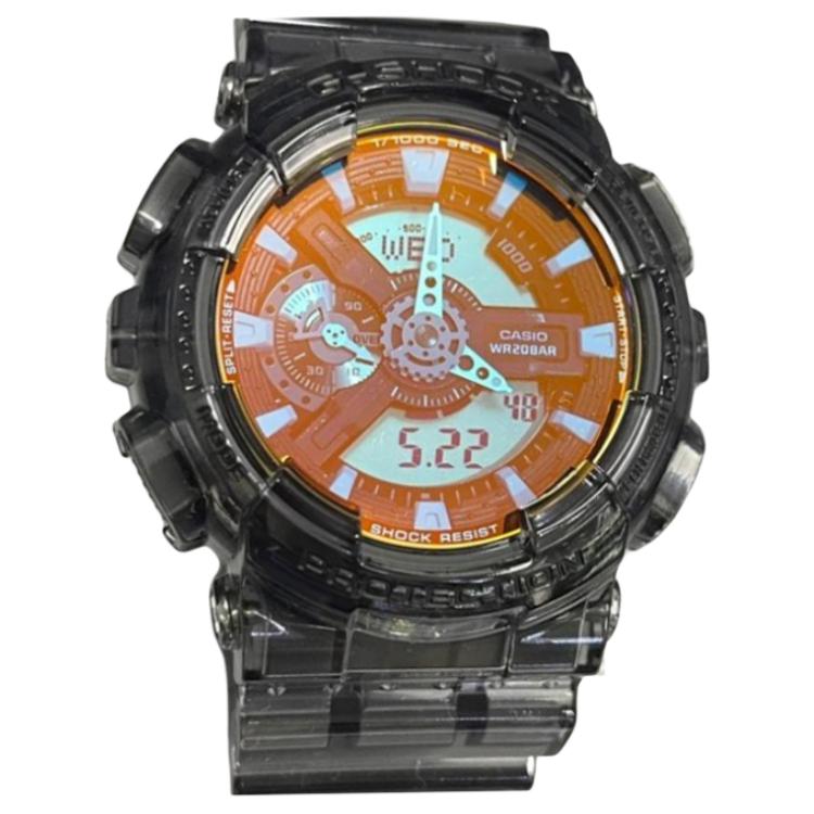 

CASIO Часы Unisex Liquid Crystal/Analog Dual Display Series Blue Watch GA110TLS-8A, Blue Dial