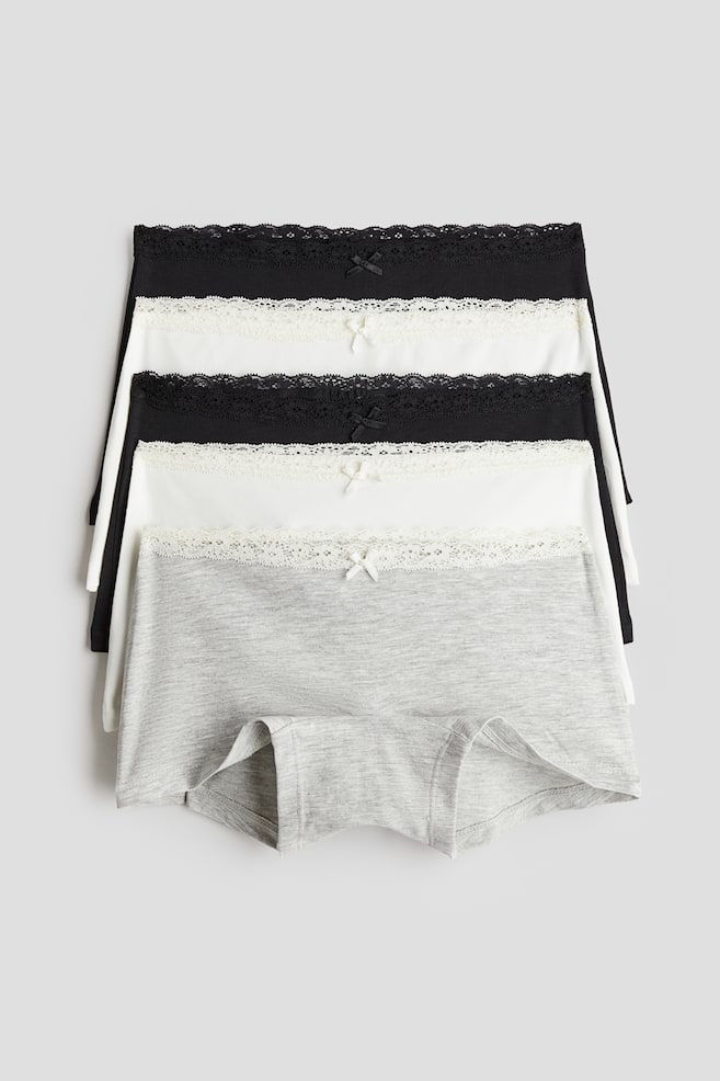 

Упаковка из 5 хлопковых трусов-боксеров H&M, мультиколор