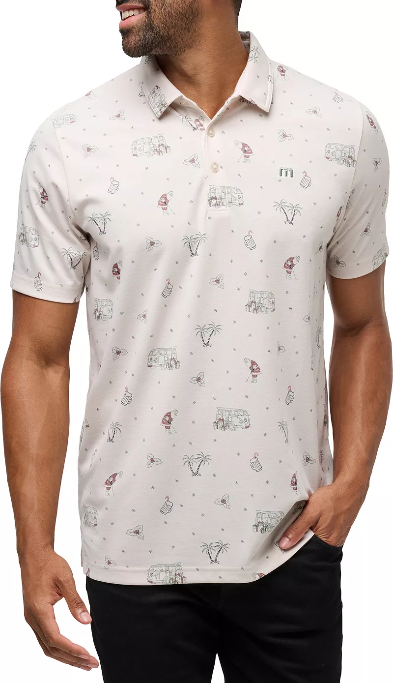 

Мужская футболка-поло для гольфа TravisMathew с обменом печенья, цвет Moonbeam