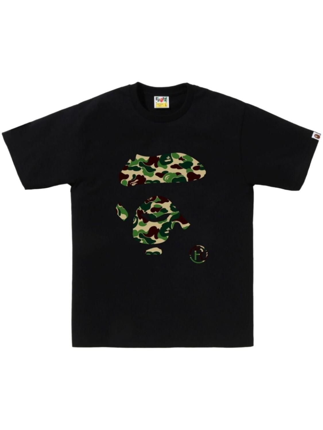 

A BATHING APE футболка с логотипом, черный