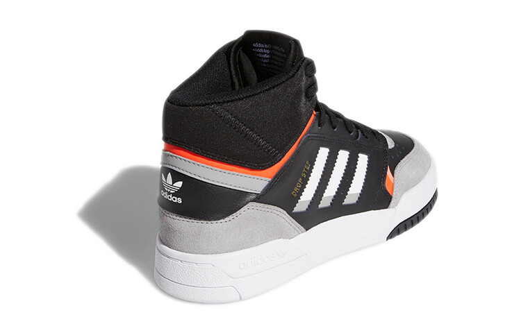Кроссовки для скейтбординга Drop Step Kids GS Mid-top черные/серые/белые Adidas Originals — фото 4