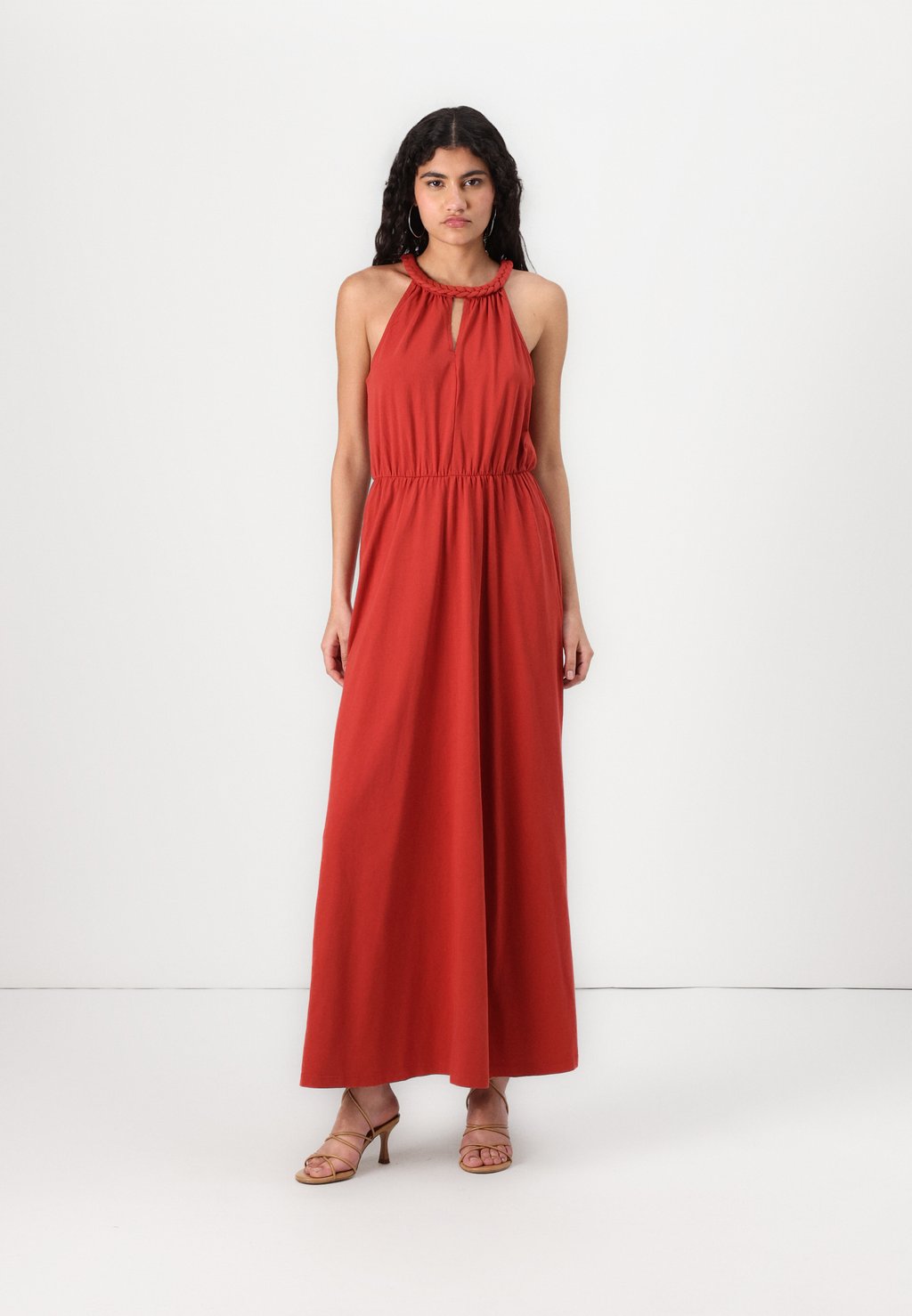 

Платье макси VIMILLA BRAIDED MAXI DRESS - Jersey dress VILA, светло-розовый