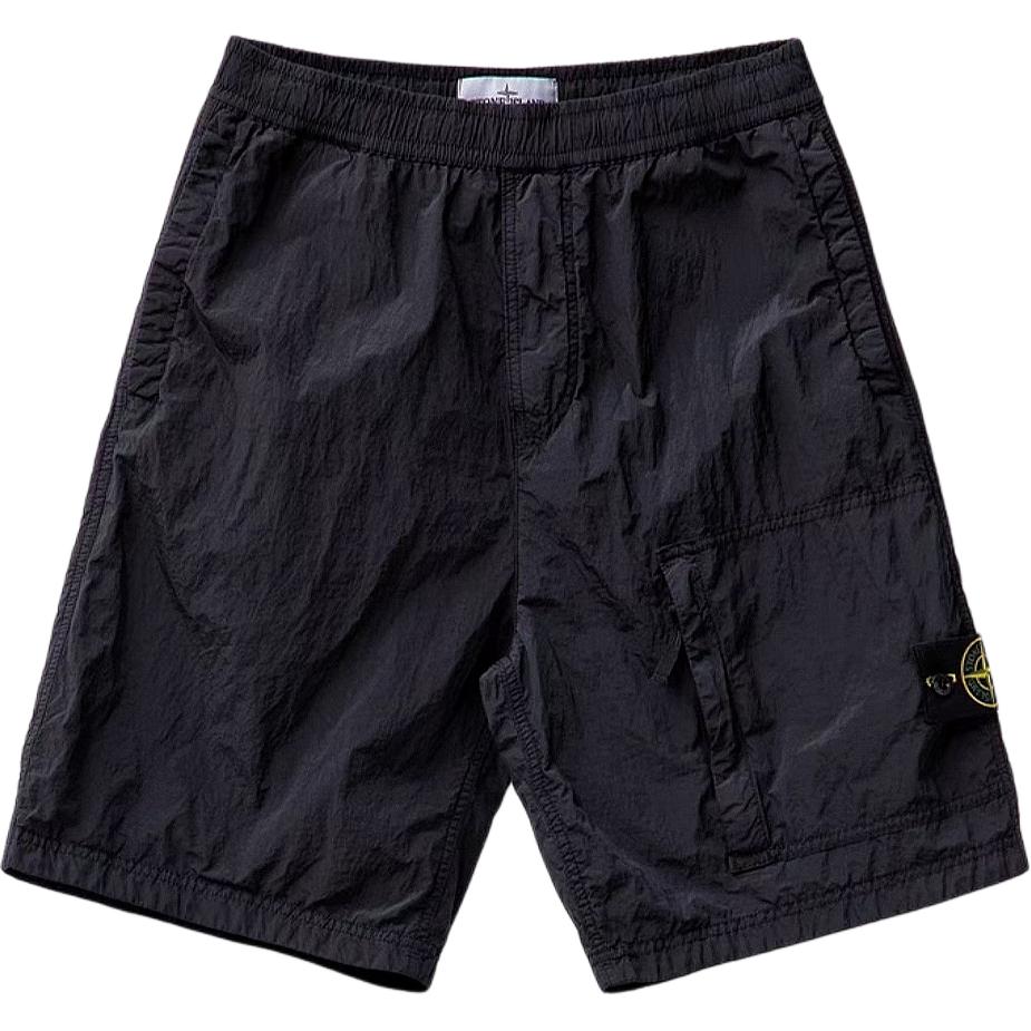 Бермуды карго расслабленного кроя STONE ISLAND, черный