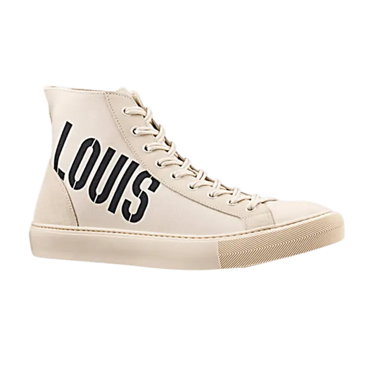 

Ботинки Louis Vuitton Tattoo Sneaker Boot Cream Louis, кремовый