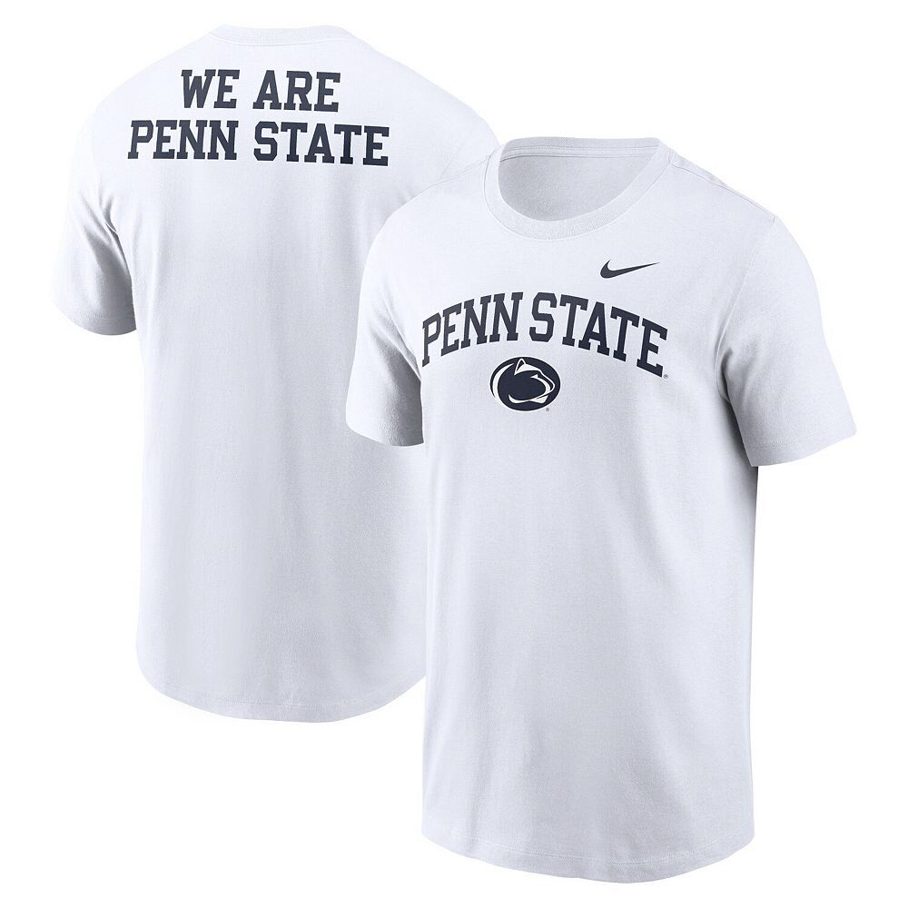 

Мужская белая футболка Nike Penn State Nittany Lions Blitz 2-Hit, цвет Pst White