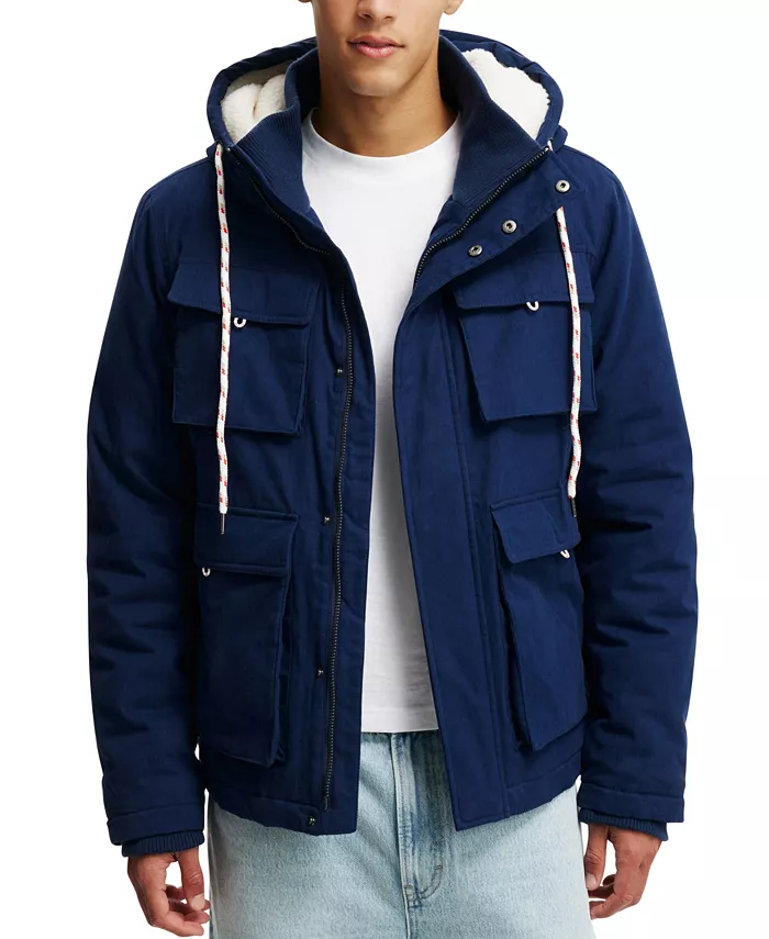 

Мужская утепленная парка Utility COTTON ON, синий