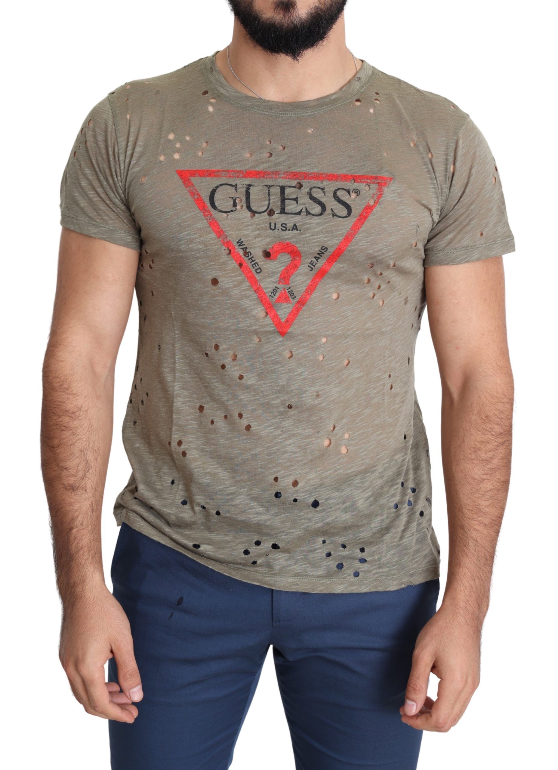 

Футболка Chic Brown из эластичного хлопка GUESS, коричневый
