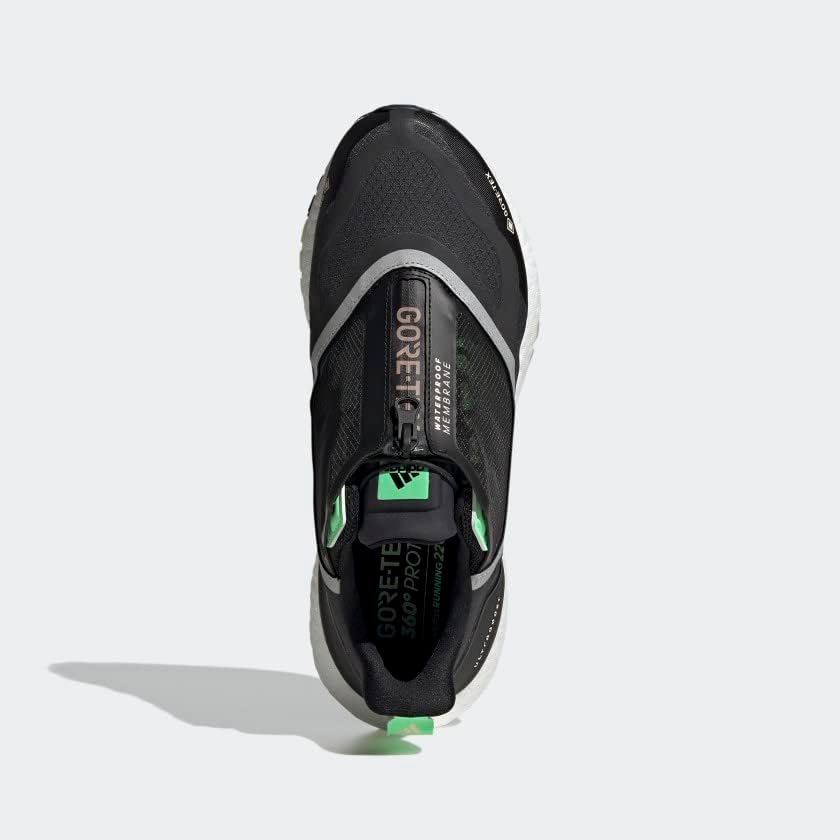 Мужские беговые кроссовки adidas Ultraboost 21 с Gore-Tex, белый/зеленый — фото 4