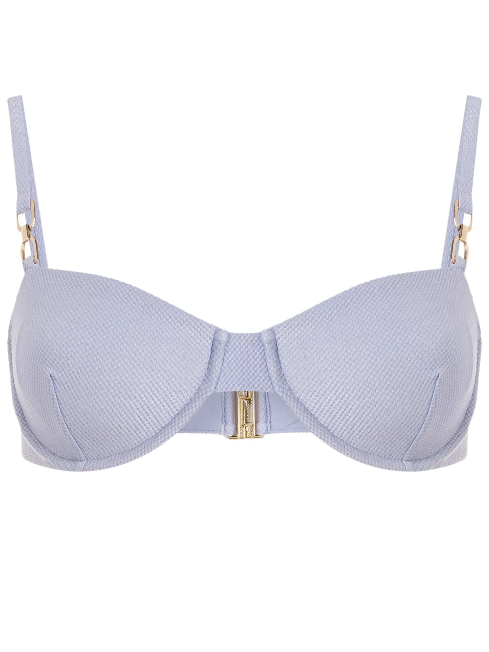 

Топ бикини балконет с цепочками Lenny Niemeyer, фиолетовый