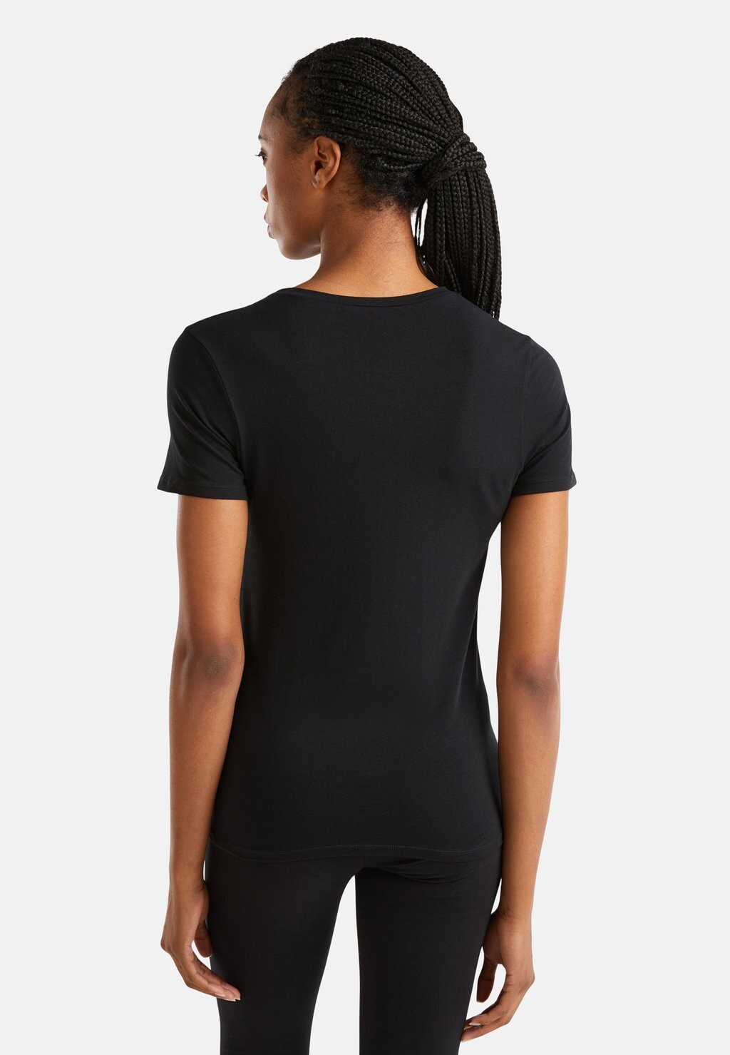

Базовая футболка SUPER STRETCH United Colors of Benetton, черный