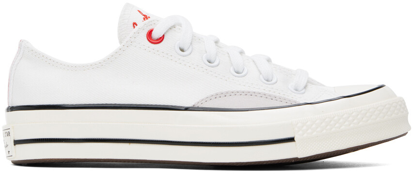 

Бело-серые низкие кеды Chuck 70 Converse