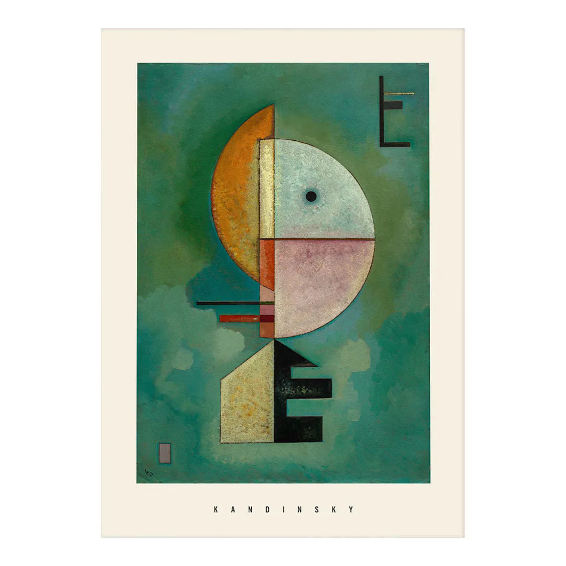 

LAM Upward Кандинский PSTR Studio Art Print, разноцветный