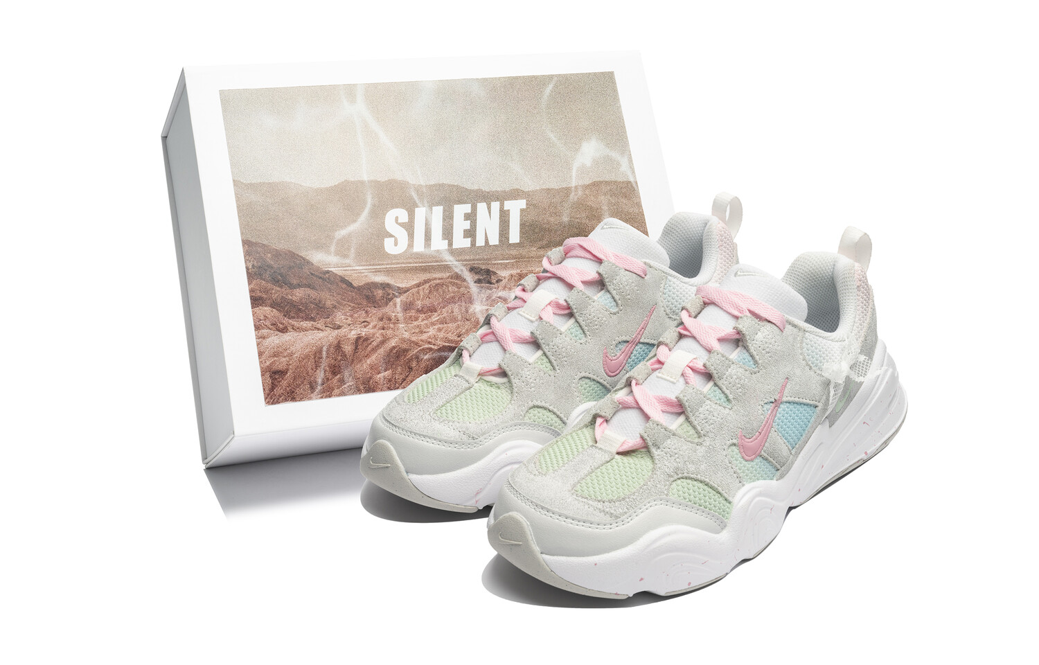 

Кроссовки женские Tech Hera Lifestyle Shoes Women's Low-Top Серый/Розовый/Синий Nike