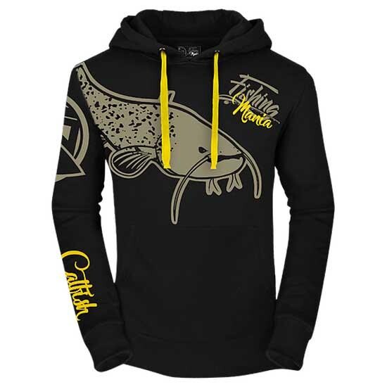 

Толстовка Hotspot Design Fishing Mania CatFish, черный