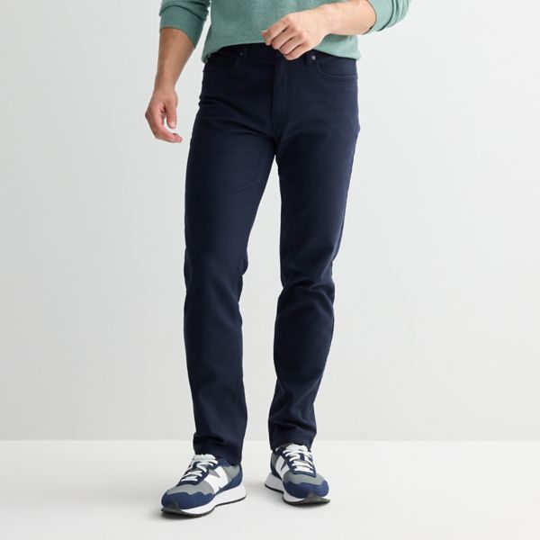 

Мужские повседневные комфортные брюки с пятью карманами Sonoma Goods For Life, синий