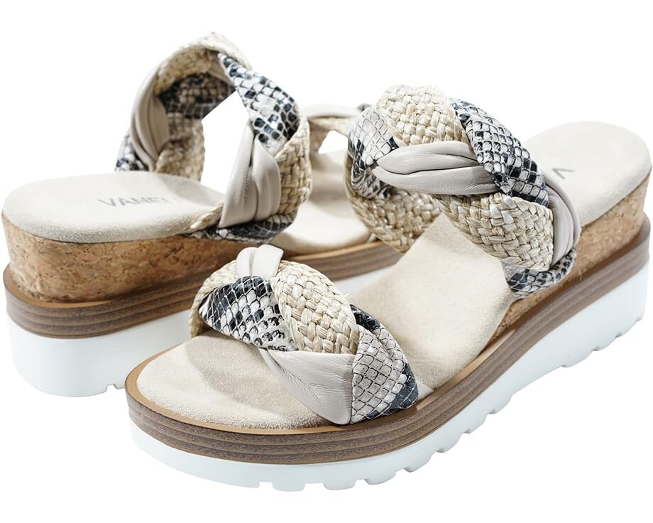 

Туфли Vaneli Chelsa, цвет Soft Beige Nappa Combo