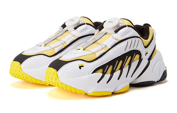 Кроссовки vintage lowtop sneakers 'white yellow black' Fila, желтый — фото 3