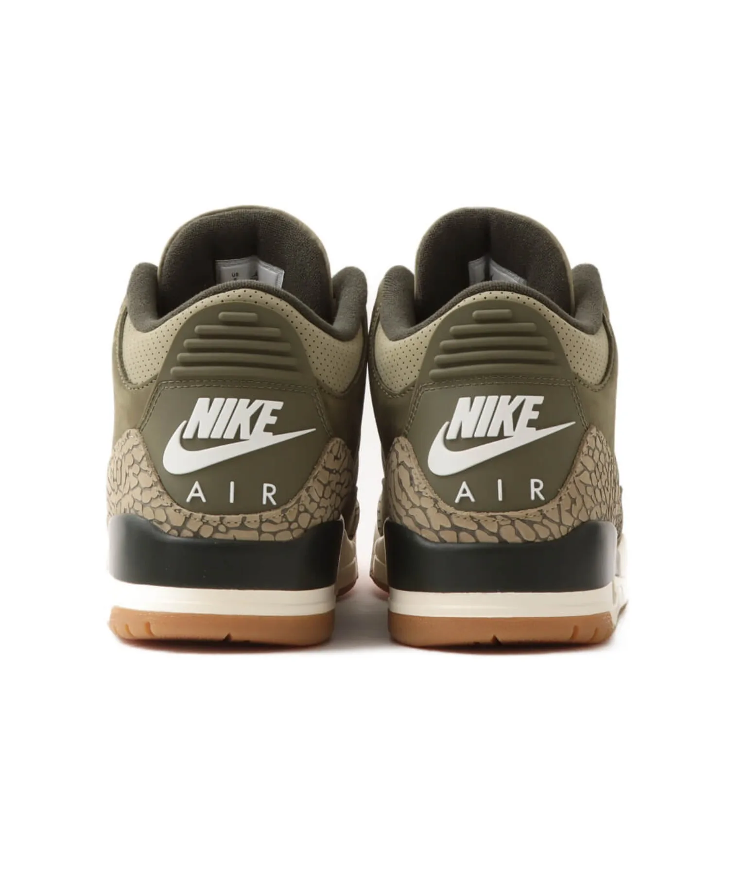 Мужские кроссовки из кожи Air Jordan 3 Retro OG JORDAN BRAND оливковые — фото 3