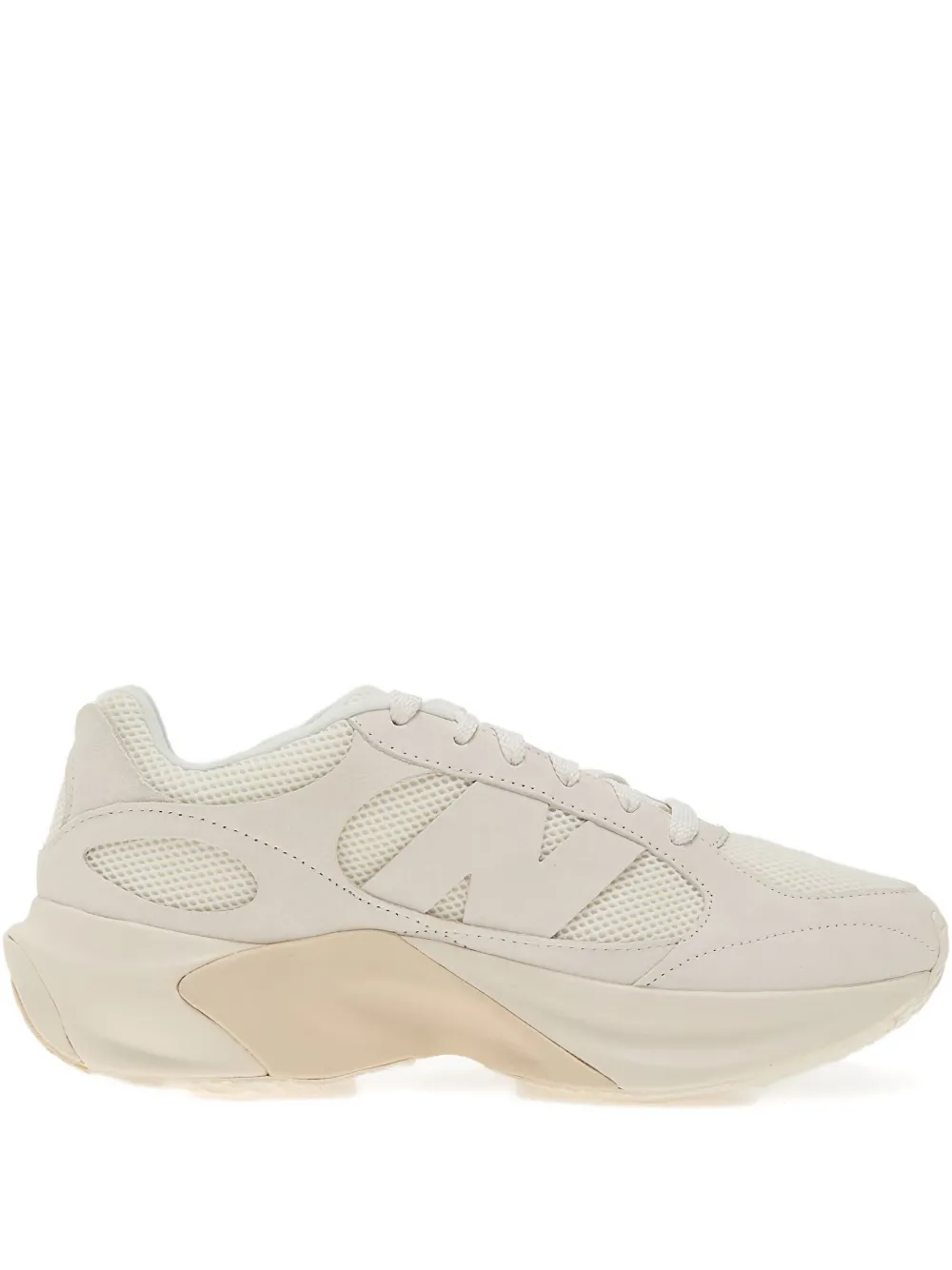 

Кроссовки из кожи с сетчатыми вставками NEW BALANCE, нейтральный