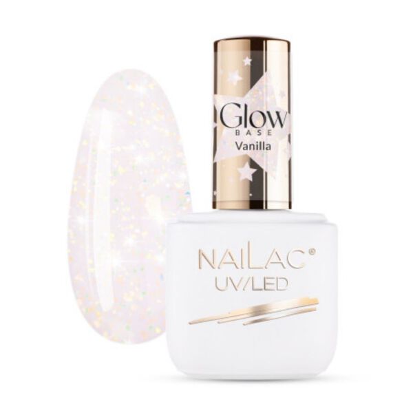 

Ванильная каучуковая основа, 7 мл Nailac Glow base, цвет vanilla
