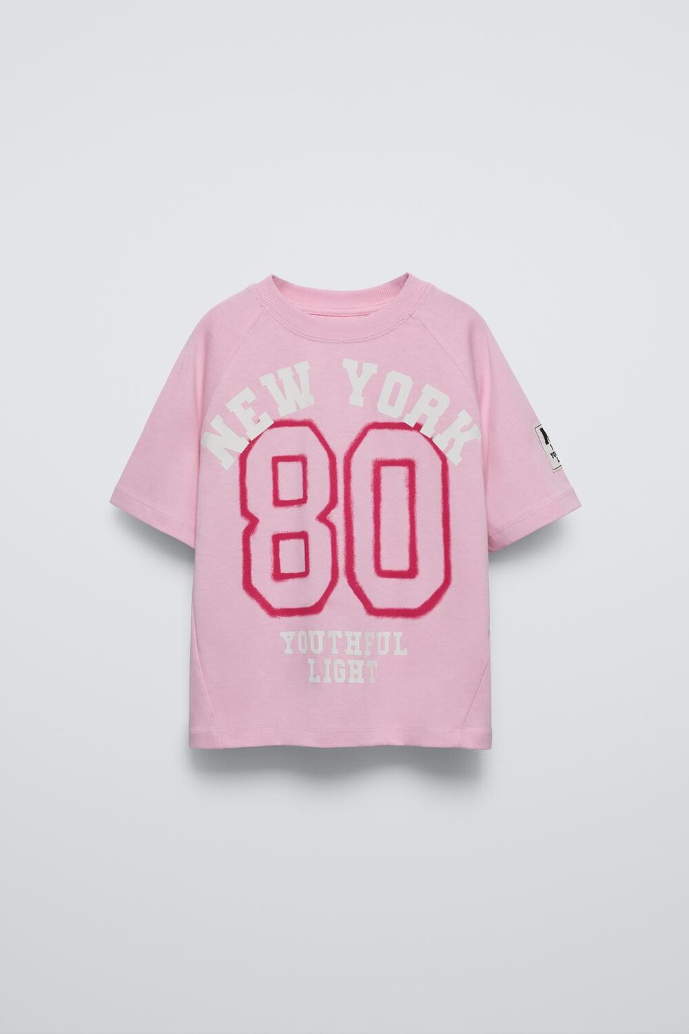 

Футболка Rugby Spray ZARA, розовый