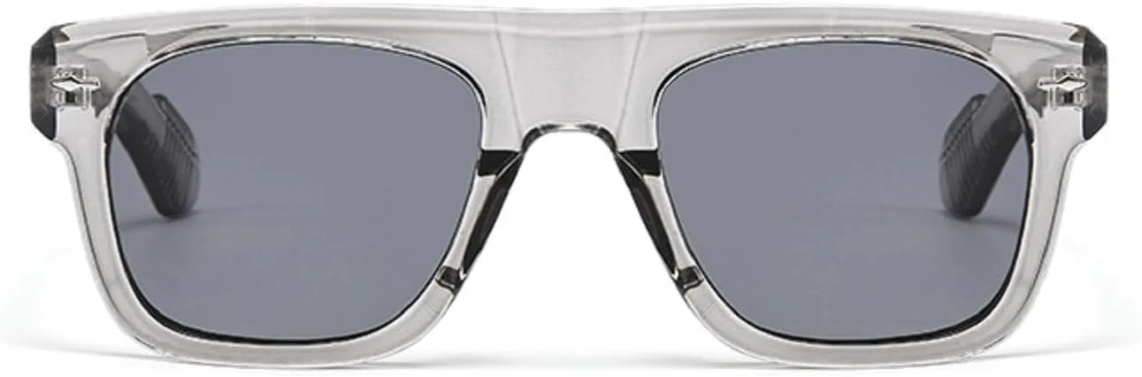 

Модные квадратные солнцезащитные очки для женщин с защитой от УФ-излучения UV400, винтажные панк-очки для мужчин, простые солнцезащитные очки для женщин mincl, Grey