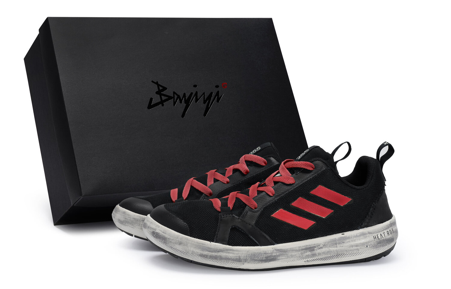 

Adidas Terrex Boat 811 Мужские противоскользящие износостойкие низкие кроссовки для активного отдыха черно-красные